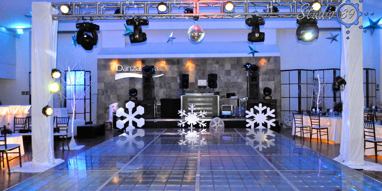 Pista de cristal para eventos